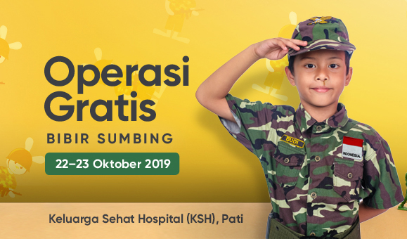 Operasi Gratis Bibir Sumbing Pati, 22-23 Oktober 2019